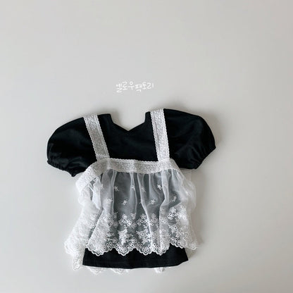 Flat T-Shirt [Black/XL(5-6yr)]
