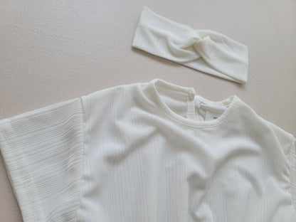 [PRE-ORDER] Cool Pleats Body Suit + Hair Band Set