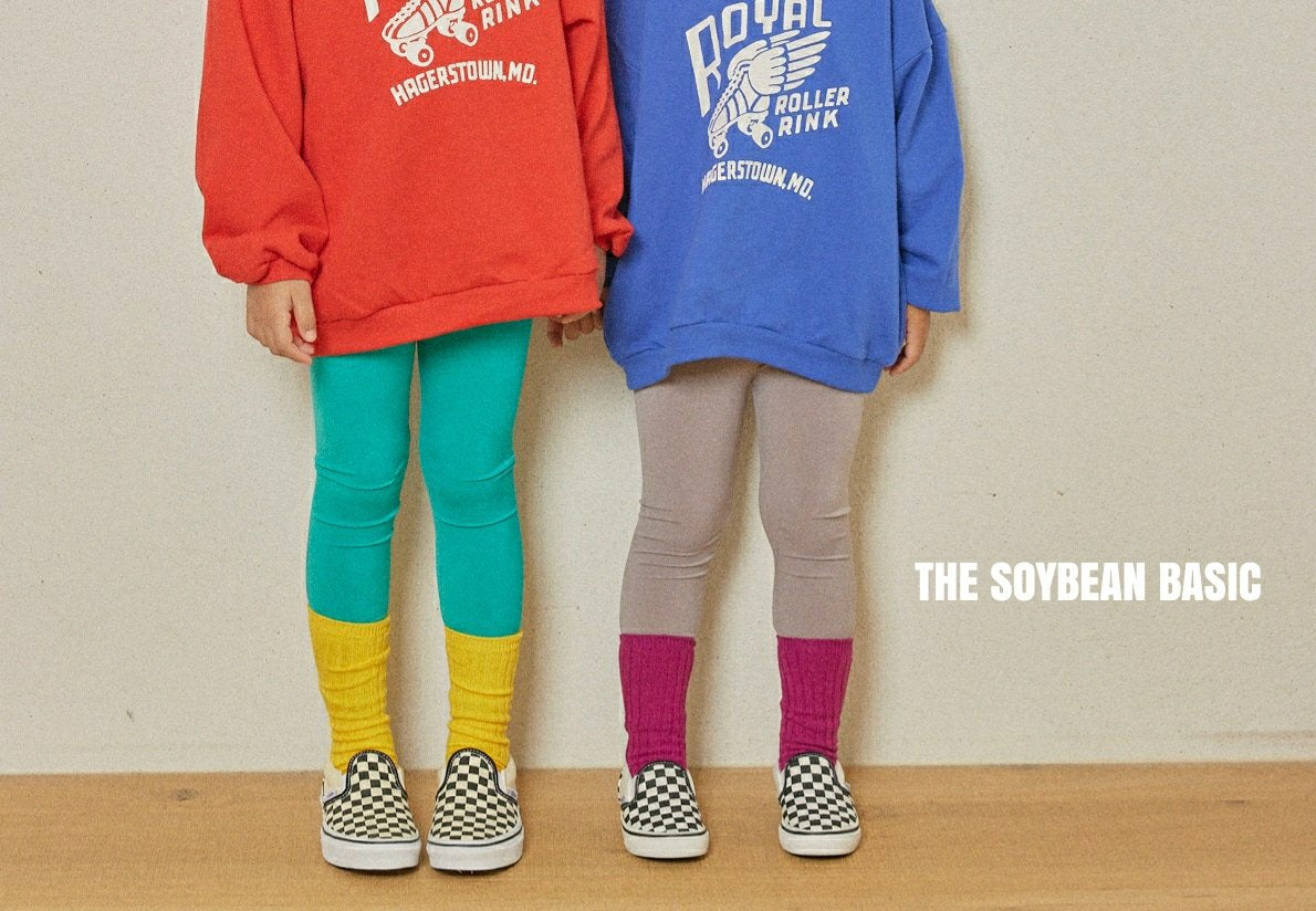 Sports Leggins [Deep Pink/M(3-4yr)]