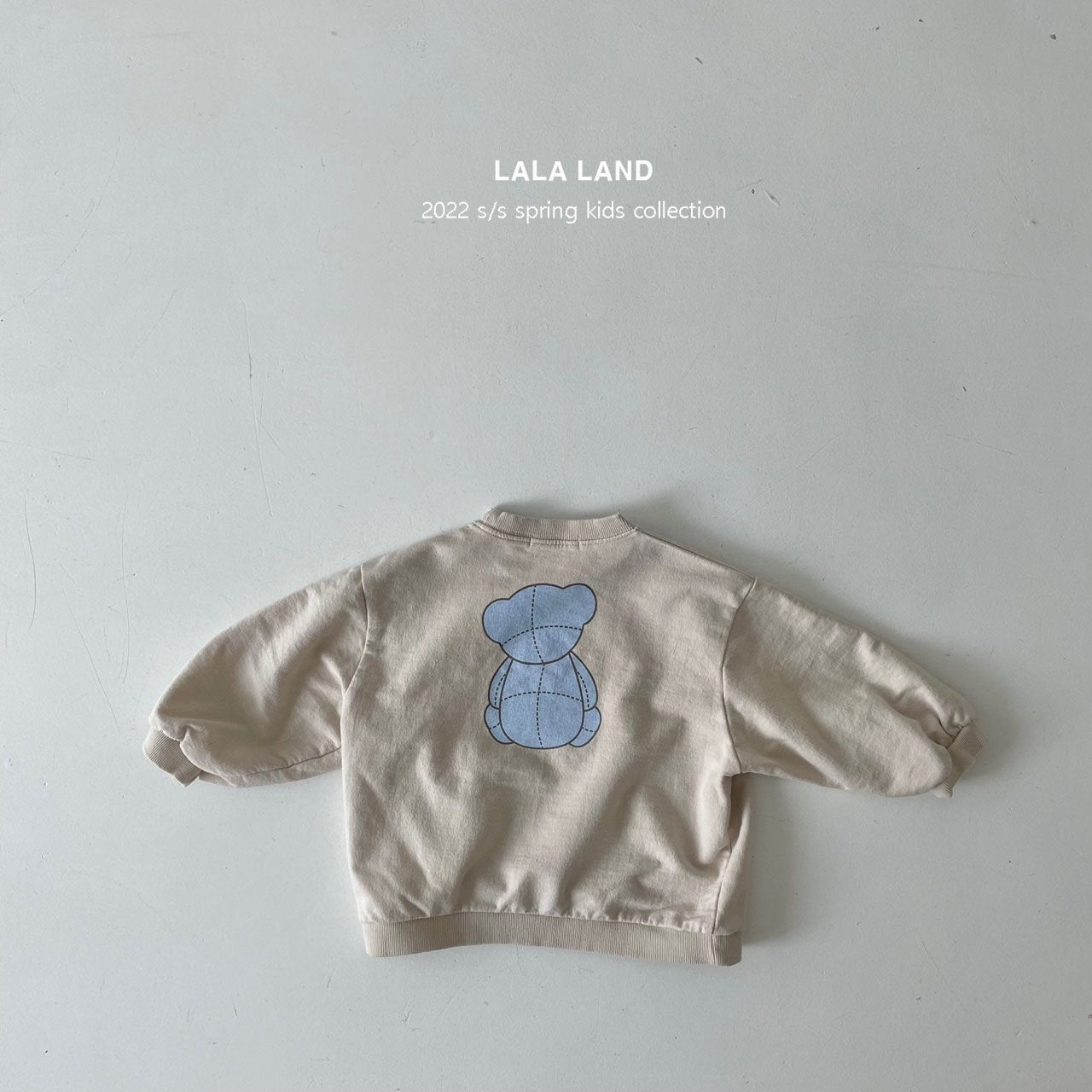 Little Bear Sweatshirt [Light Beige/M(3-4yr)]