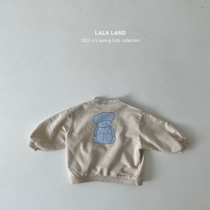 Little Bear Sweatshirt [Light Beige/M(3-4yr)]