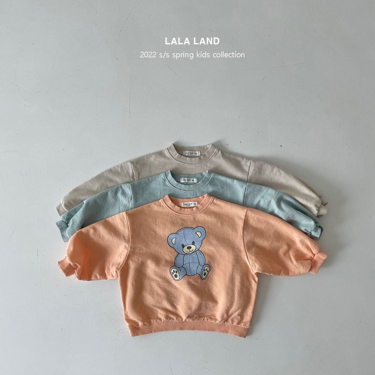 Little Bear Sweatshirt [Light Beige/M(3-4yr)]