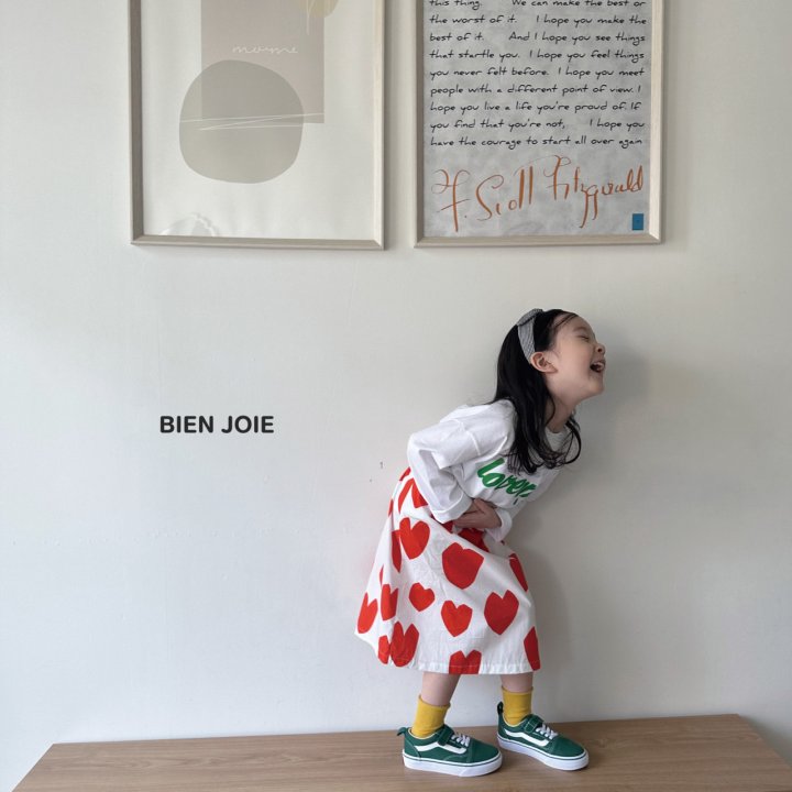 Heart Skirt [Ivory/S(2-3yr)]