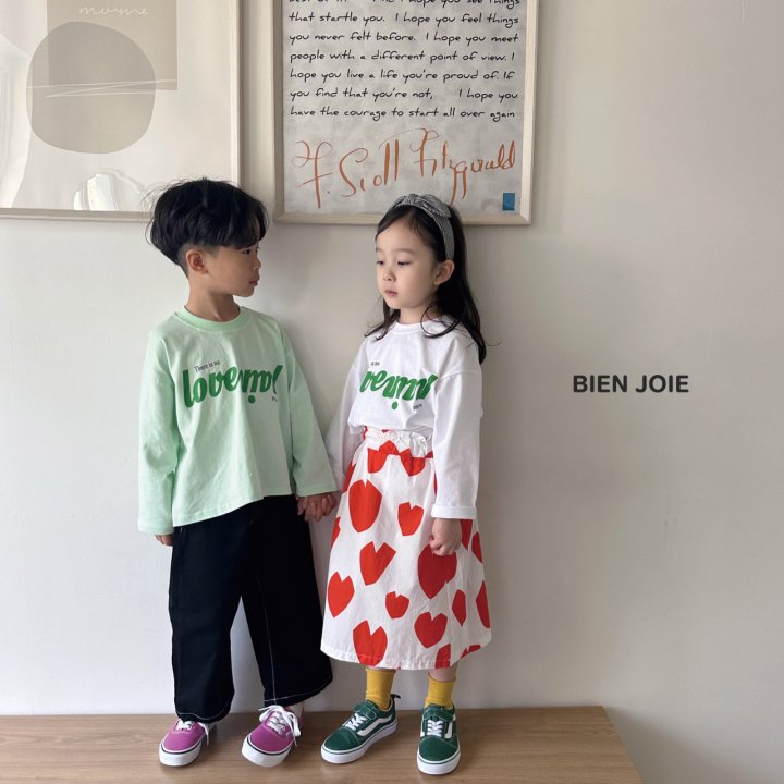 Heart Skirt [Ivory/S(2-3yr)]