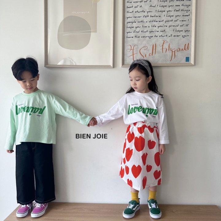 Heart Skirt [Ivory/S(2-3yr)]