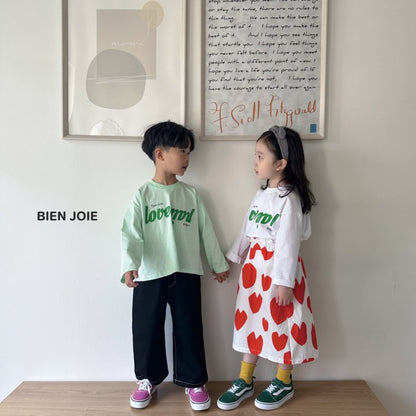 Heart Skirt [Ivory/S(2-3yr)]