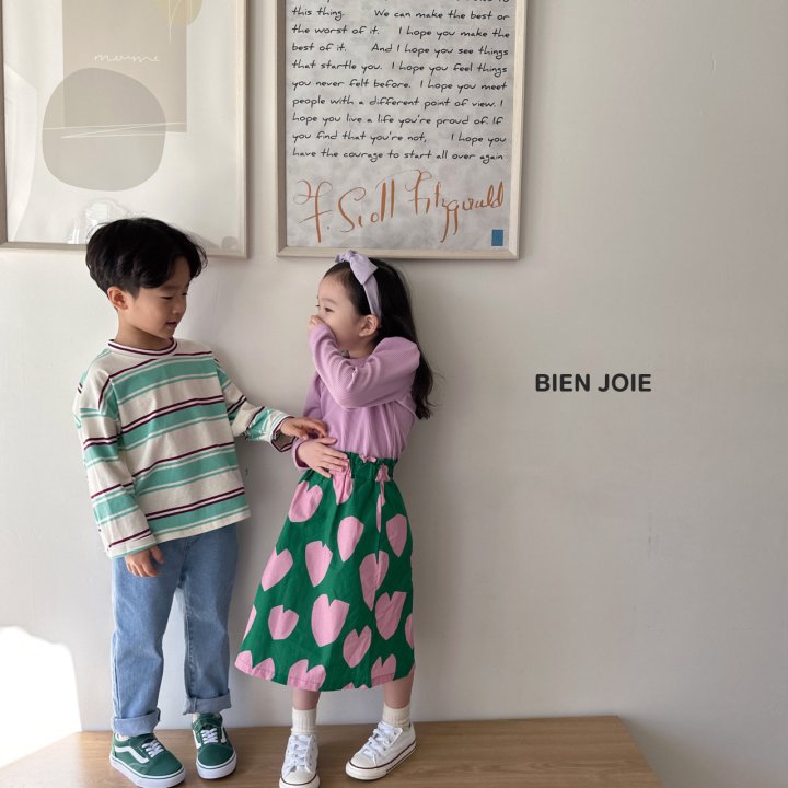 Heart Skirt [Ivory/S(2-3yr)]