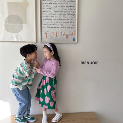 Heart Skirt [Ivory/S(2-3yr)]