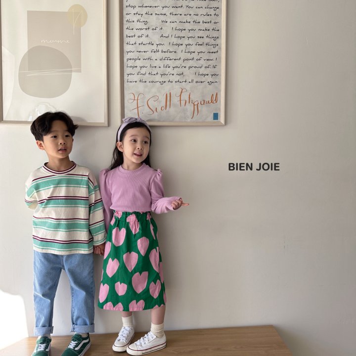 Heart Skirt [Ivory/S(2-3yr)]