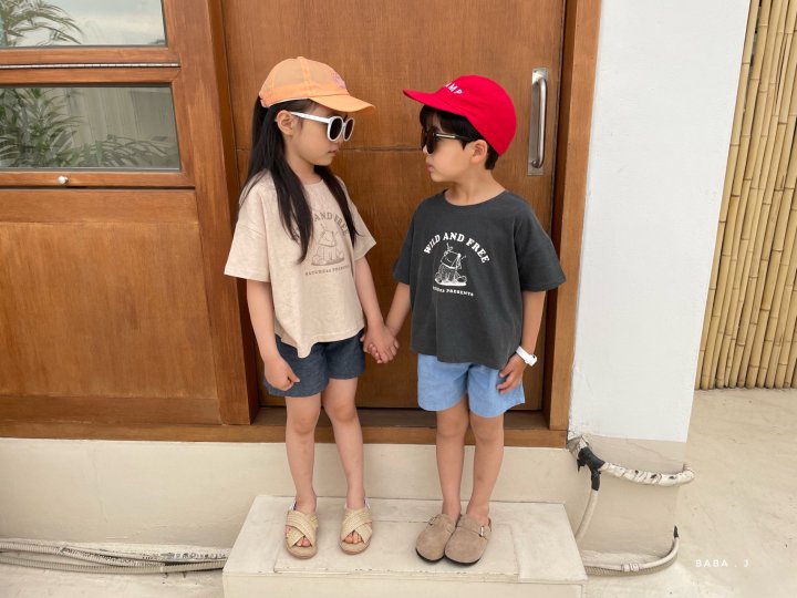 Vintage Denim Shorts [Deep Denim/M(3-4yr)]