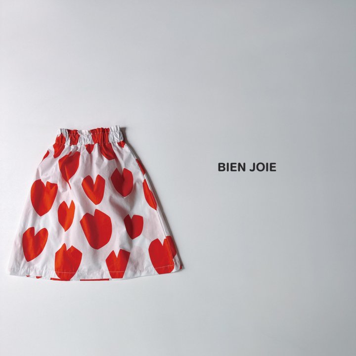 Heart Skirt [Ivory/S(2-3yr)]