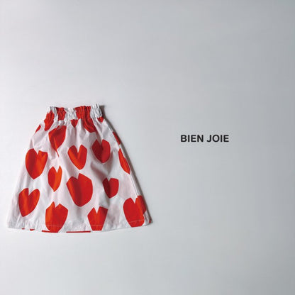 Heart Skirt [Ivory/S(2-3yr)]