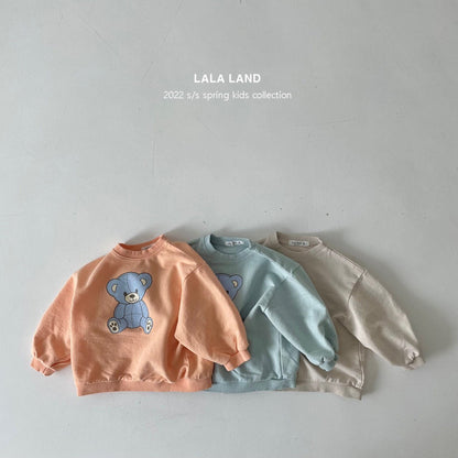 Little Bear Sweatshirt [Light Beige/M(3-4yr)]