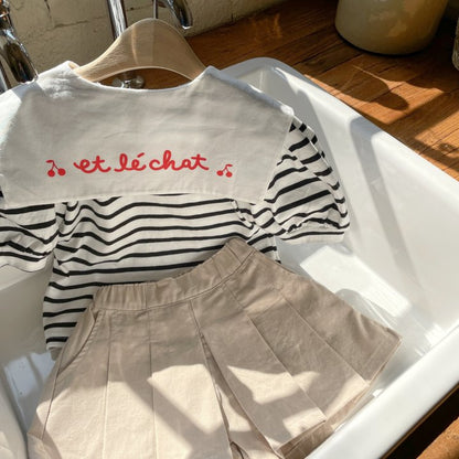 Stripe Marin T-Shirt [7/M(3-4yr)]
