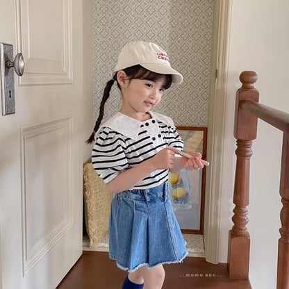Stripe Marin T-Shirt [7/M(3-4yr)]