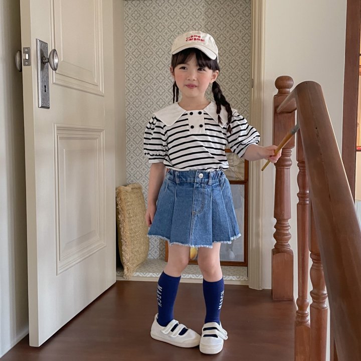 Stripe Marin T-Shirt [7/M(3-4yr)]