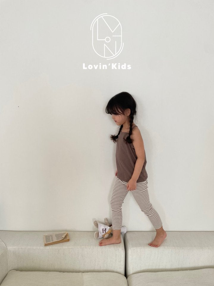 Stripe Leggings [Mocha/5/S(2-3yr)]