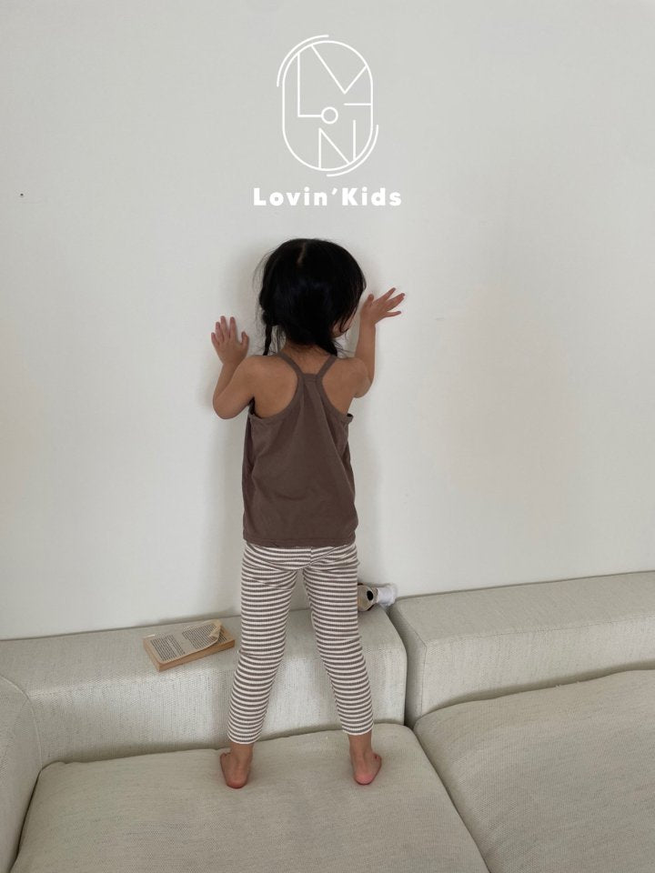 Stripe Leggings [Mocha/5/S(2-3yr)]