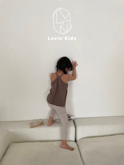 Stripe Leggings [Mocha/5/S(2-3yr)]