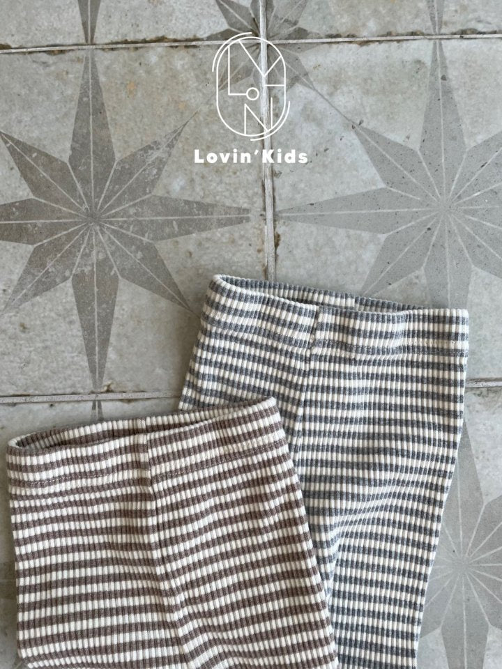 Stripe Leggings [Mocha/5/S(2-3yr)]