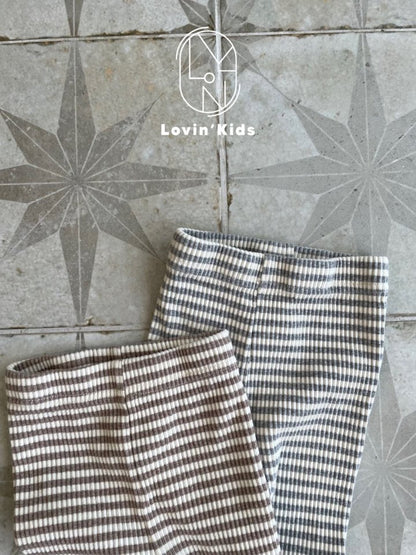 Stripe Leggings [Mocha/5/S(2-3yr)]