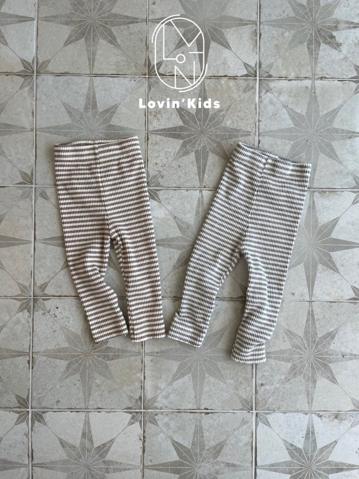 Stripe Leggings [Mocha/5/S(2-3yr)]