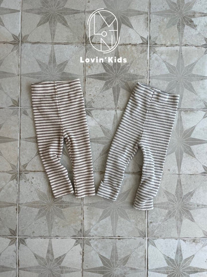 Stripe Leggings [Mocha/5/S(2-3yr)]