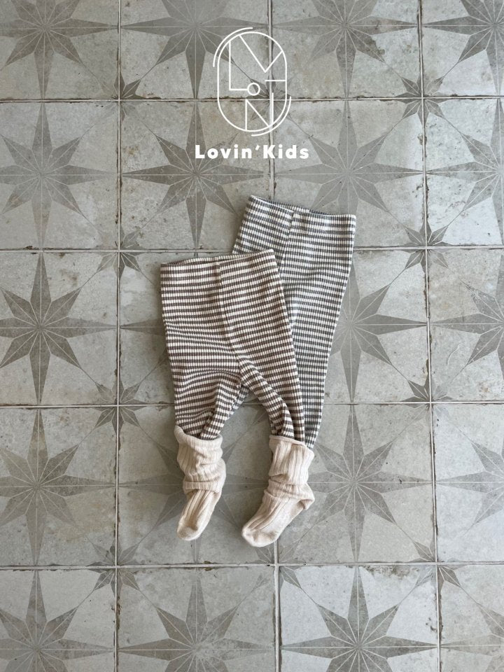Stripe Leggings [Mocha/5/S(2-3yr)]