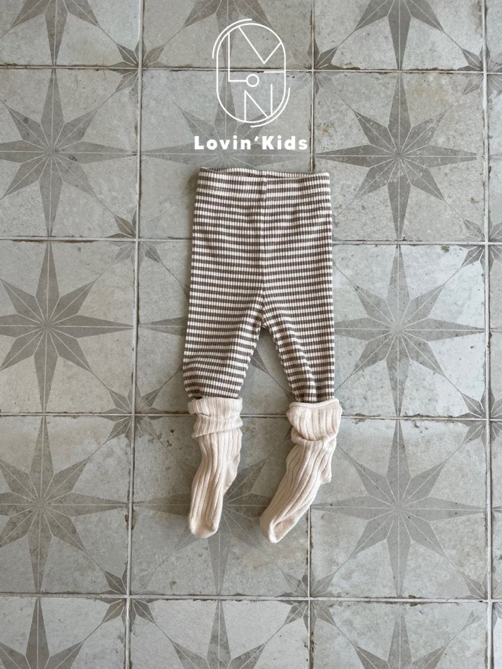 Stripe Leggings [Mocha/5/S(2-3yr)]