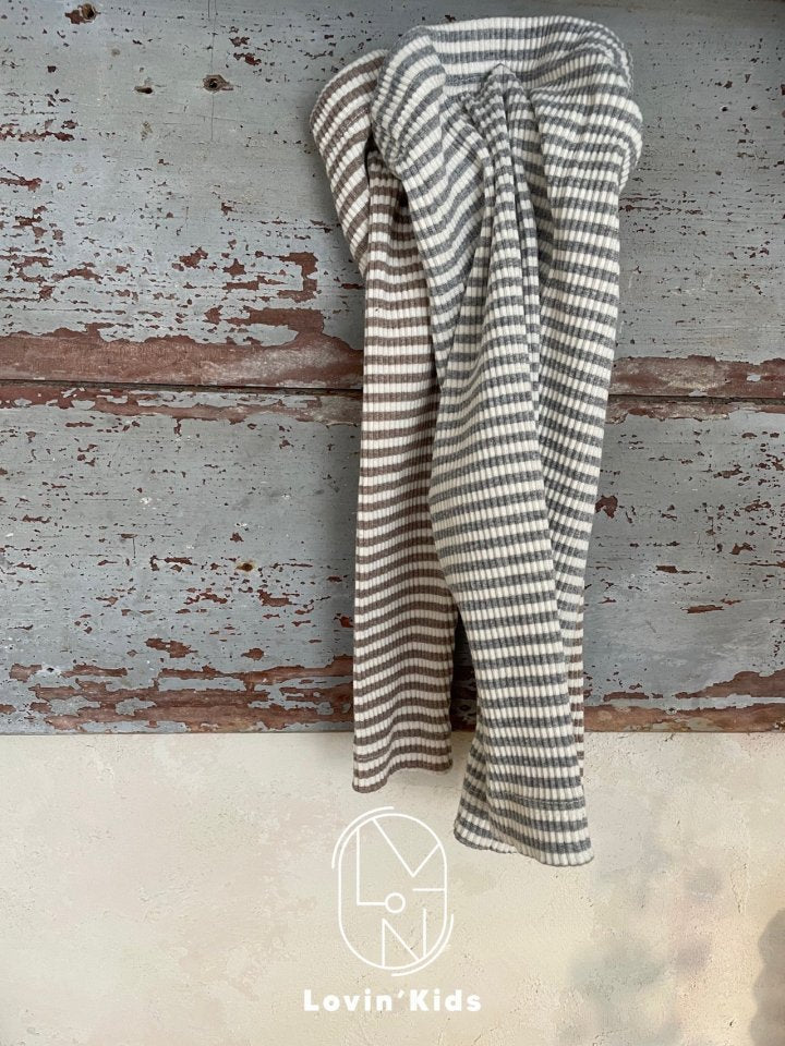 Stripe Leggings [Mocha/5/S(2-3yr)]