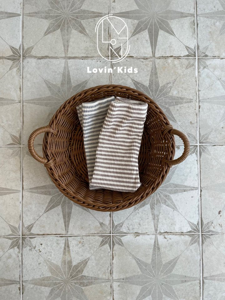 Stripe Leggings [Mocha/5/S(2-3yr)]