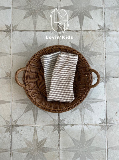 Stripe Leggings [Mocha/5/S(2-3yr)]