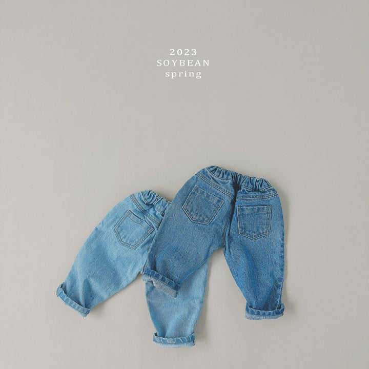 Daily Basic Denim Pants [Mid Denim/XS(1-2yr)]