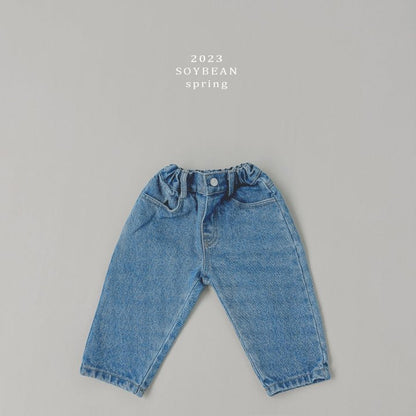 Daily Basic Denim Pants [Mid Denim/XS(1-2yr)]