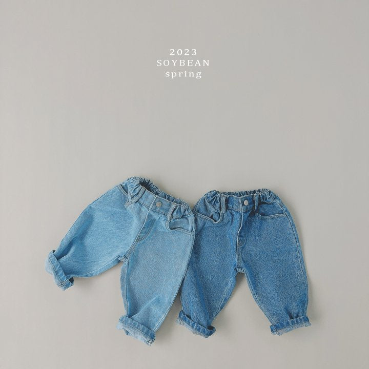 Daily Basic Denim Pants [Mid Denim/XS(1-2yr)]