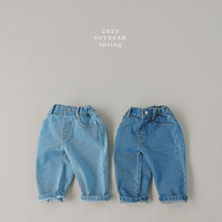 Daily Basic Denim Pants [Mid Denim/XS(1-2yr)]