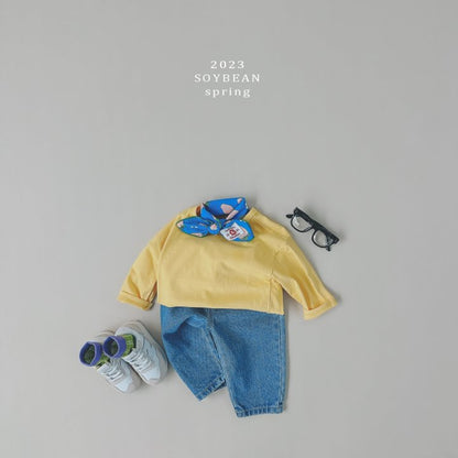 Daily Basic Denim Pants [Mid Denim/XS(1-2yr)]