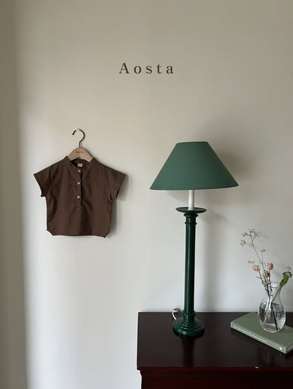 Camille Shirts [Brown, Beige/L(2-3yr)]