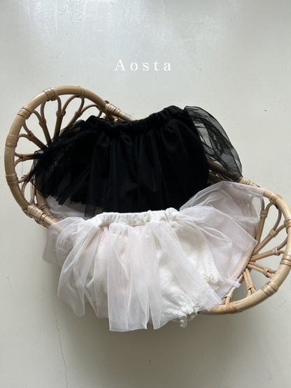 Camellia Tutu Skirt [Black/M(1-2yr)]