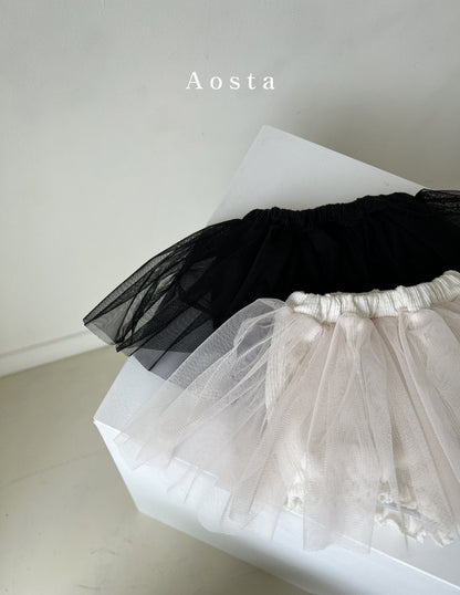 Camellia Tutu Skirt [Black/M(1-2yr)]
