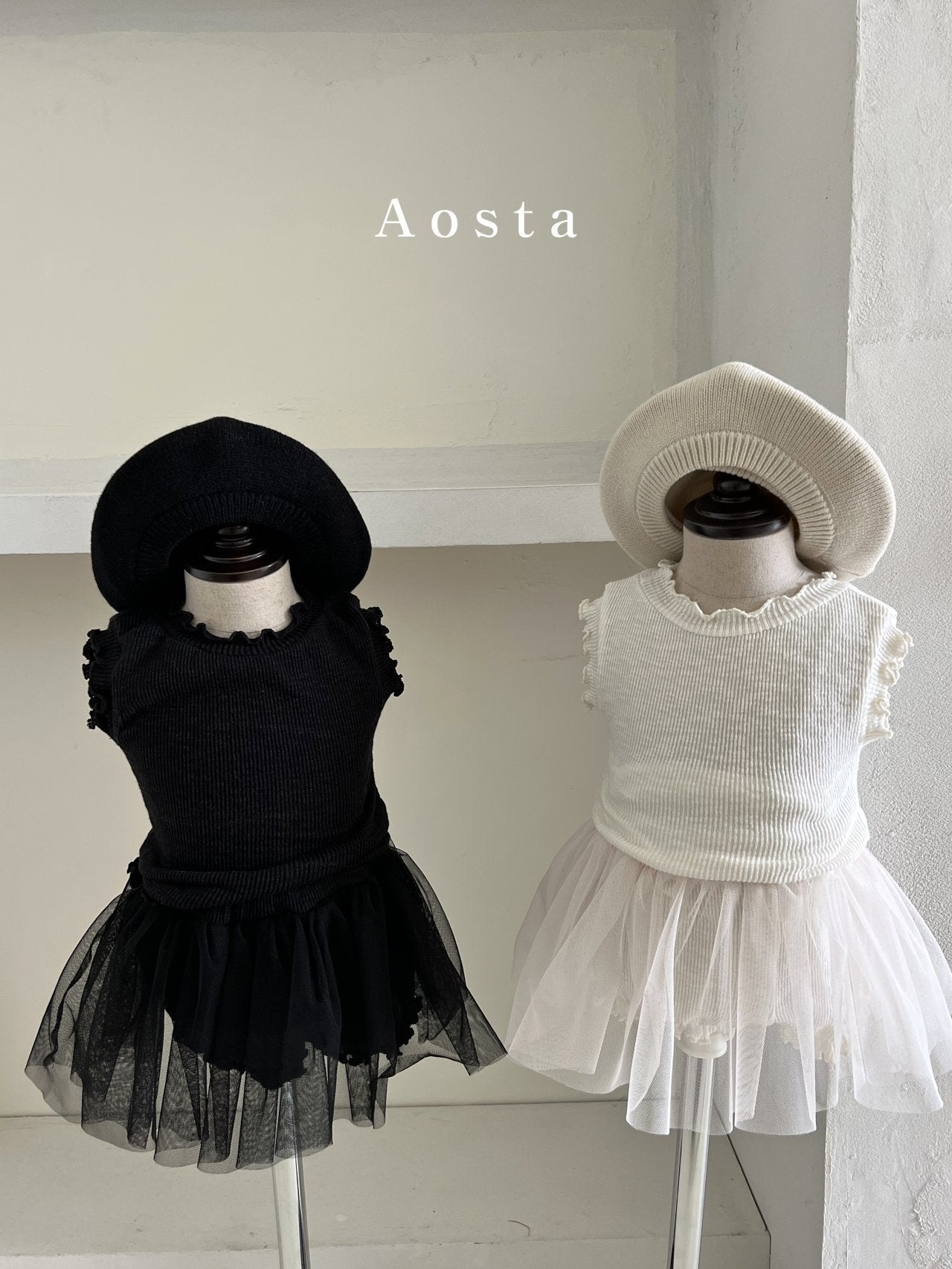 Camellia Tutu Skirt [Black/M(1-2yr)]
