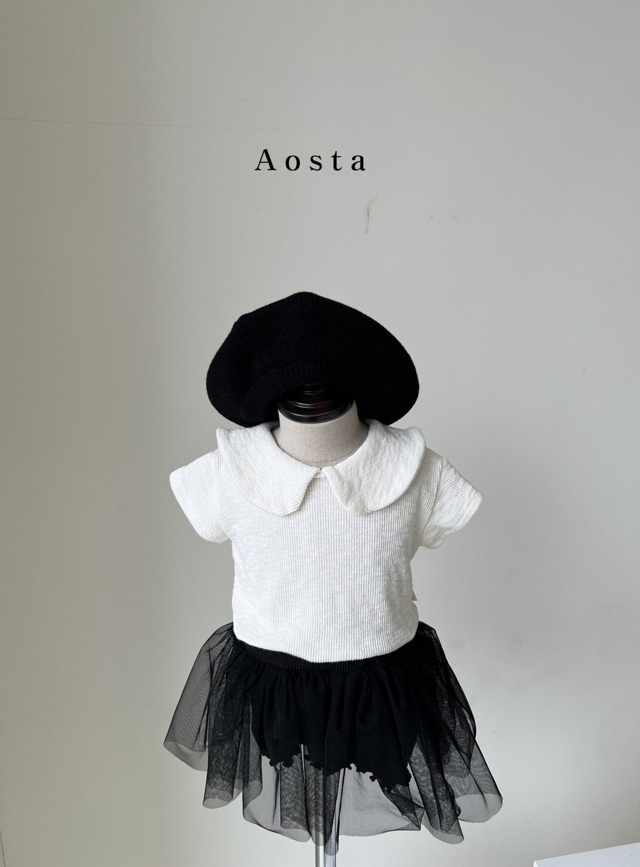 Camellia Tutu Skirt [Black/M(1-2yr)]