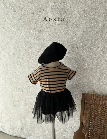Camellia Tutu Skirt [Black/M(1-2yr)]