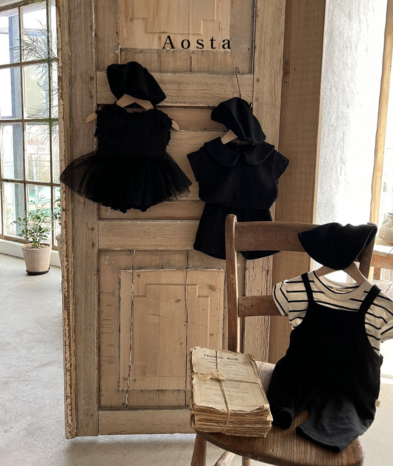Camellia Tutu Skirt [Black/M(1-2yr)]