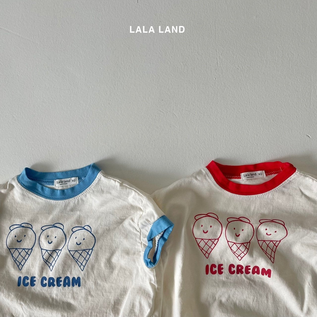 Ice Cream Body Suit [Red/Baby S(0-6m)]