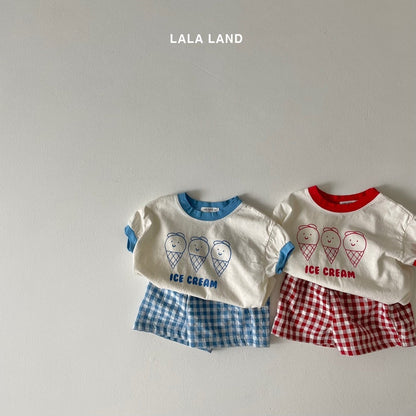 Ice Cream Body Suit [Red/Baby S(0-6m)]