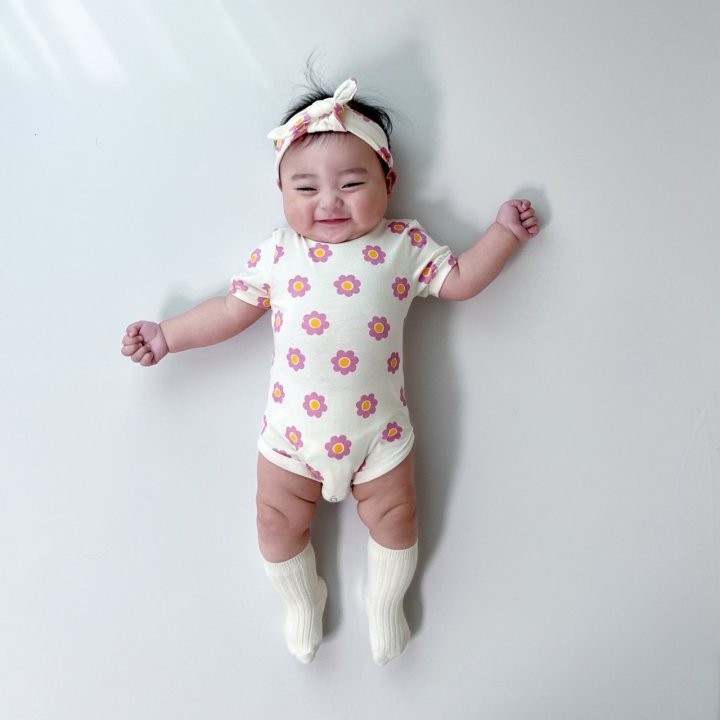 [PRE-ORDER] Mong Flower Body Suit + Hair Band Set