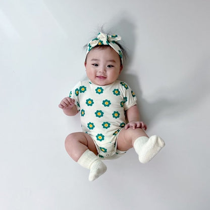 [PRE-ORDER] Mong Flower Body Suit + Hair Band Set