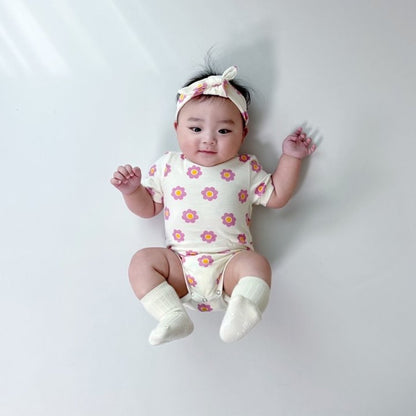 [PRE-ORDER] Mong Flower Body Suit + Hair Band Set
