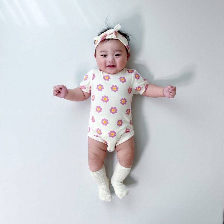 [PRE-ORDER] Mong Flower Body Suit + Hair Band Set